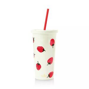 Kate Spade "Strawberries" Insulated Tumbler NWT - (20 oz.)